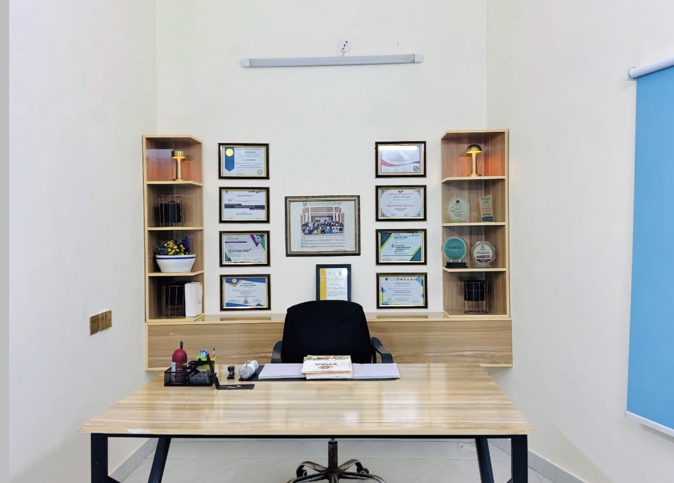 Dietitian Zain clinic consultation room